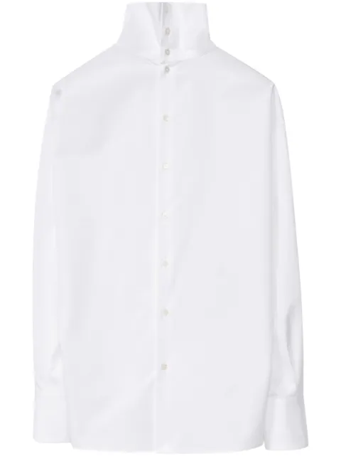 Fabiana Filippi poplin cotton shirt White CAD214F267D6140000