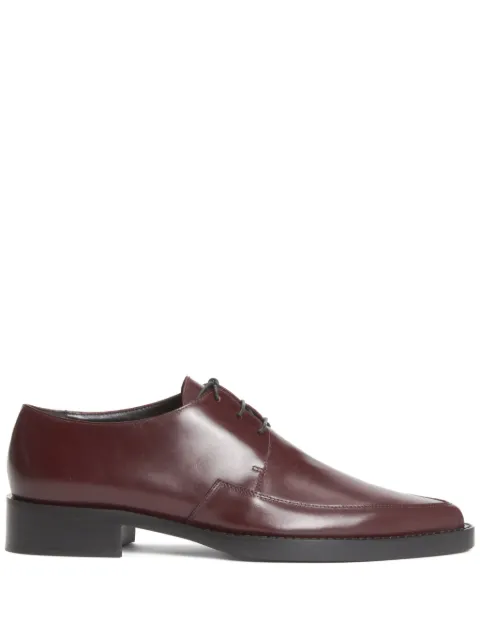 Fabiana Filippi leather brogues Red ASD214A900I9840000