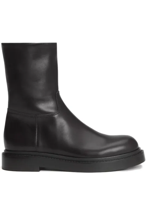 Fabiana Filippi leather boots Black ASD214A884I9900000