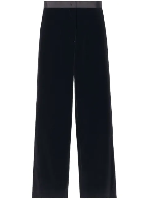 Fabiana Filippi velvet trousers Black PAD224F834L0070000