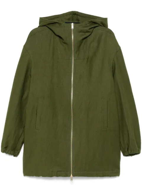 Fabiana Filippi hooded windbreaker Green CTD214F214D7080000