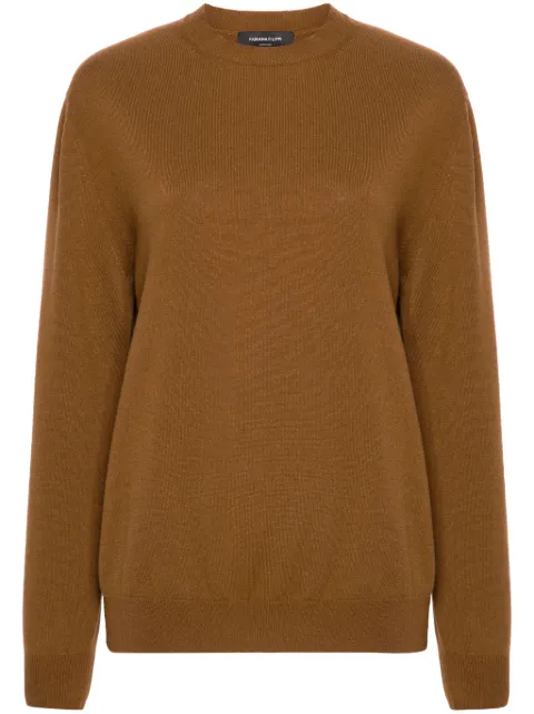 Fabiana Filippi cashmere sweater Brown MAD224F488N9000000