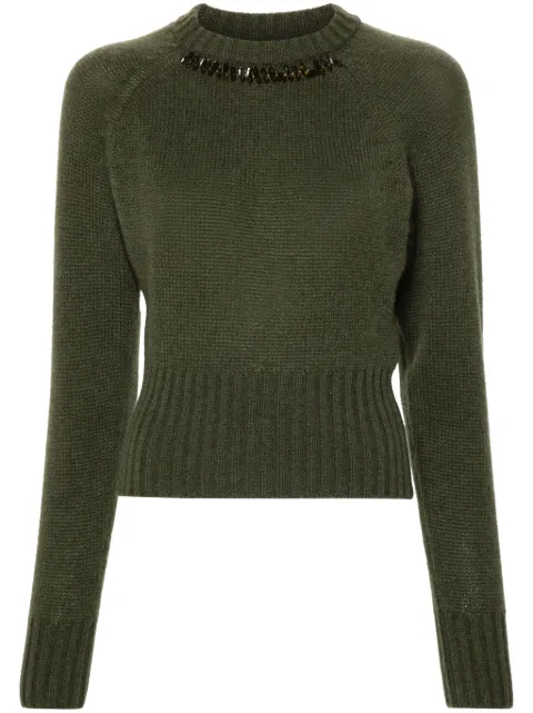 Fabiana Filippi cashmere sweater Green MAD224F496L0320000