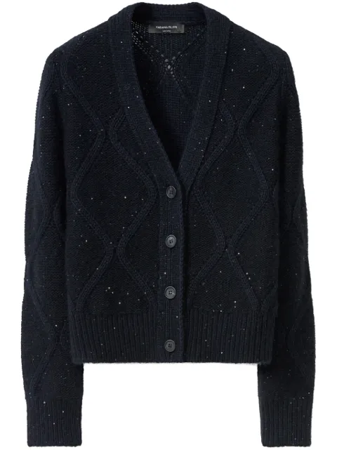 Fabiana Filippi sequin-embellished cardigan Black MAD224F538D2960000