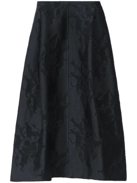 Fabiana Filippi jacquard midi skirt Black GND224F854D7710000