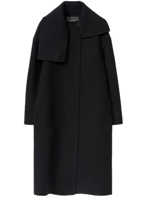 Fabiana Filippi boiled wool coat Black CTD214F382D7520000