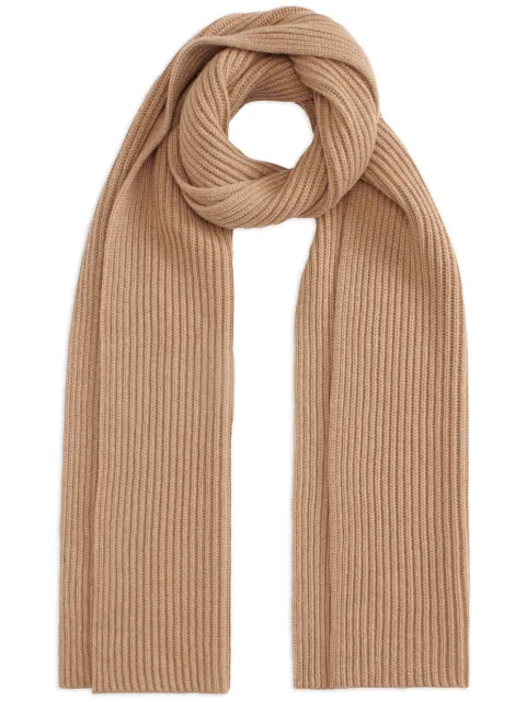 Fabiana Filippi ribbed scarf Neutrals SAD214A812N1280000