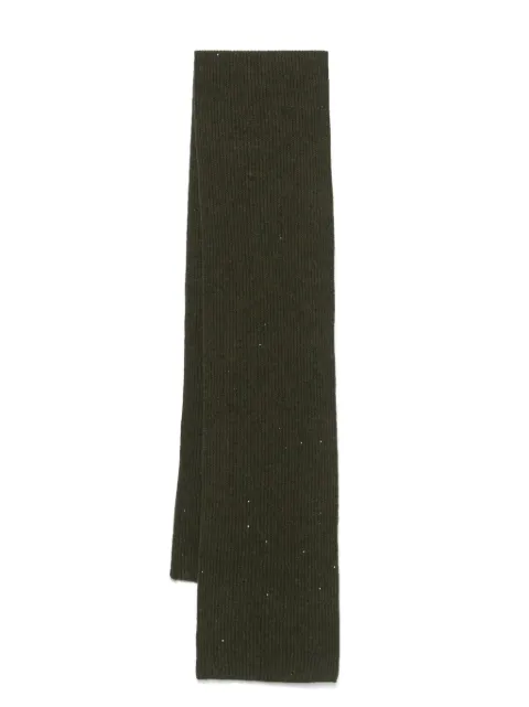 Fabiana Filippi sequin ribbed scarf Green SAD214A823D2960000