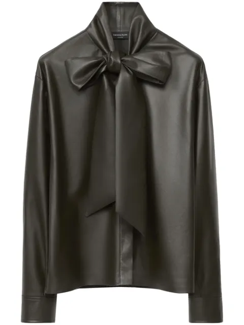 Fabiana Filippi bow detailing shirt Green PLD214F224I9670000