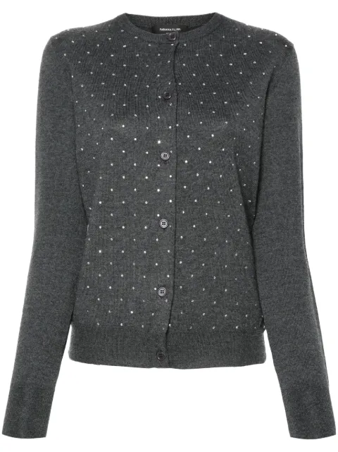 Fabiana Filippi merino-wool cardigan Grey MAD214F377I9310000