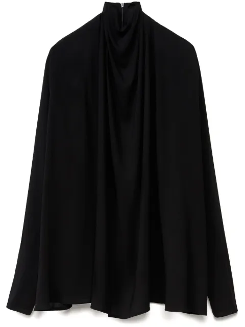 Fabiana Filippi ruched detailing blouse Black TPD224F770D6460000