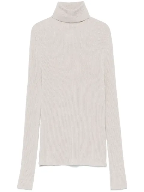 Fabiana Filippi lamé sweater Grey MAD224F021L0340000