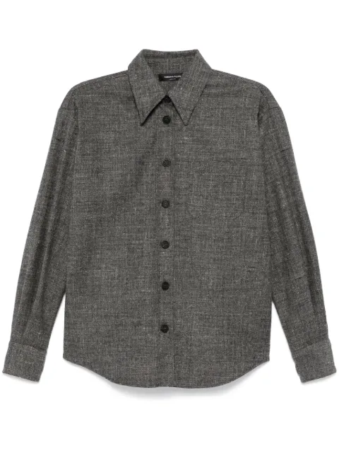 Fabiana Filippi beaded trim shirt Grey CAD224F416L0090000