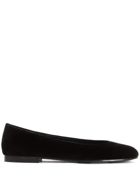 Fabiana Filippi velvet ballerina shoes Black ASD224A019L1190000