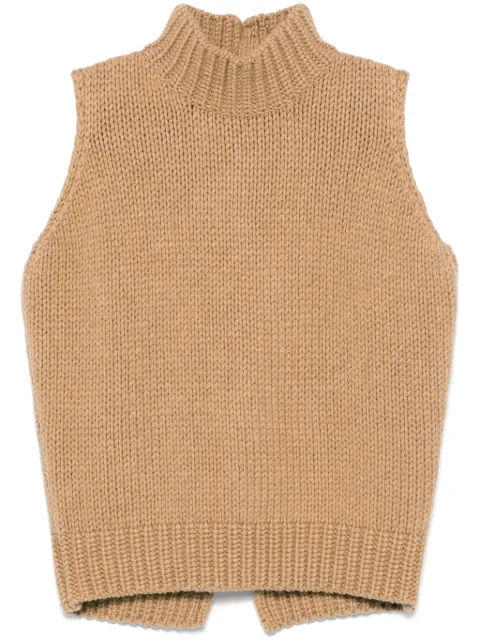 Fabiana Filippi cut-out top Neutrals MAD224F085D7240000