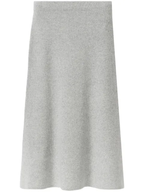 Fabiana Filippi ribbed-knit midi skirt Grey GND224F841L0430000