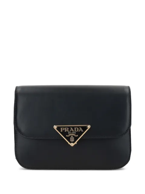 Prada triangle-logo crossbody bag Black 1BD375VOTOASK