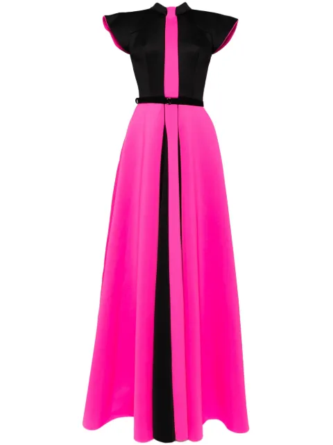 Saiid Kobeisy Neoprene gown Black RTWSS2413