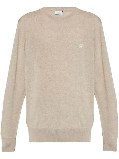 ETRO wool jacquard sweater Neutrals MRKF0003AL257