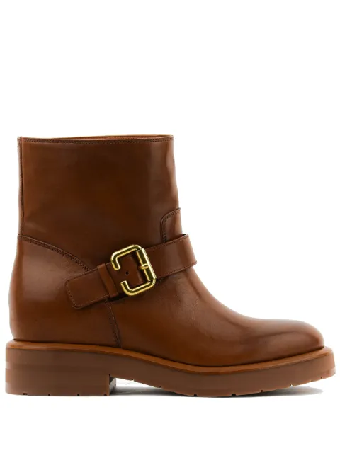 Chloé Coddington biker boots Brown CHC24A04NLT27T