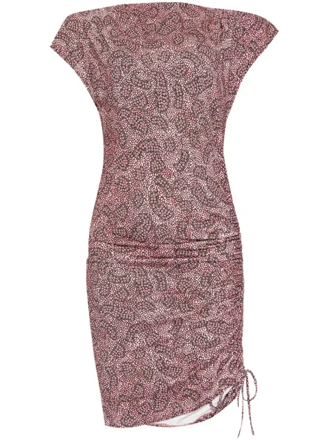 MARANT ÉTOILE Jovania mini dress Pink RO0590FAB3K03E