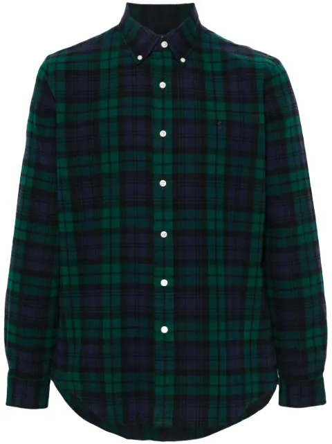 Polo Ralph Lauren plaid brushed Oxford shirt Blue 710953891001
