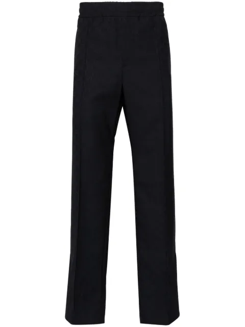 Gucci GG Supreme-jacquard straight trousers Blue 791166ZAORH