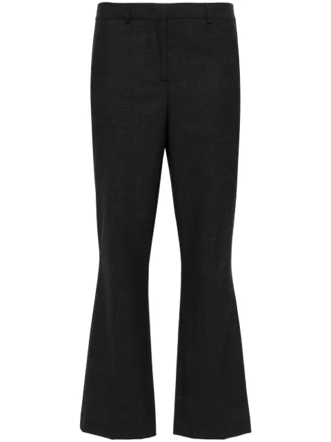 Semicouture slim-leg cropped trousers Grey Y4WI17