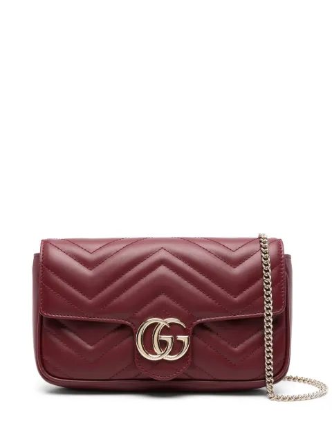 Gucci mini Marmont cross body bag Red 751526AADQM