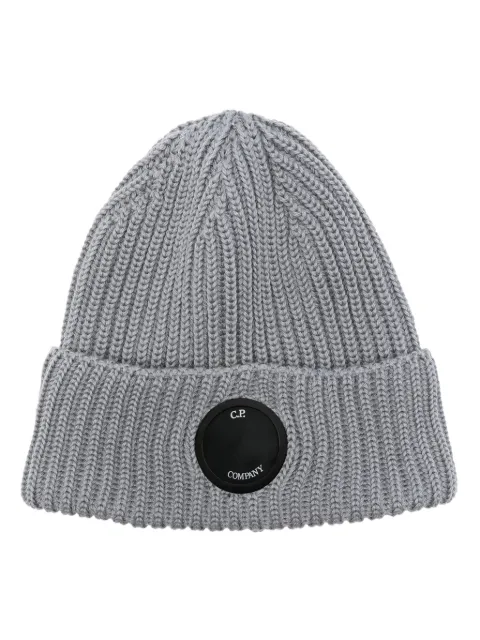 C.P. Company Lens detail beanie hat Grey 17CMAC272A005509A