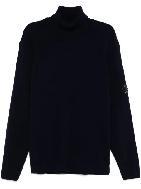 C.P. Company Lens-detail sweater Blue 17CMKN142A110149A888