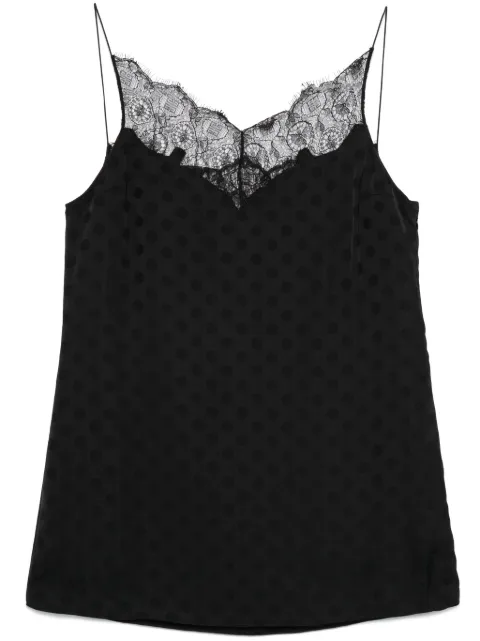 Givenchy polka-dot tank top Black BW61AQ15MH