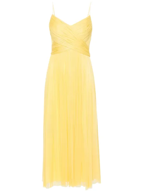 CRISTALLINI Moon maxi dress Yellow CA1171