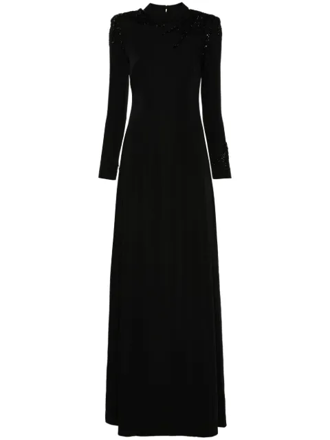CRISTALLINI Nemesis maxi dress Black CA65