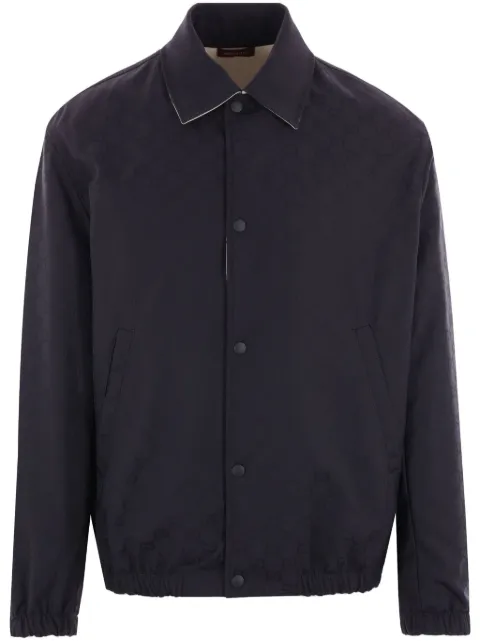 Gucci reversible zipped jacket Blue 787211ZARA3