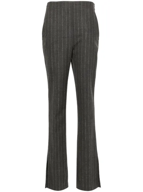 Genny pinstripe wool trousers Grey 77AAA115N0443