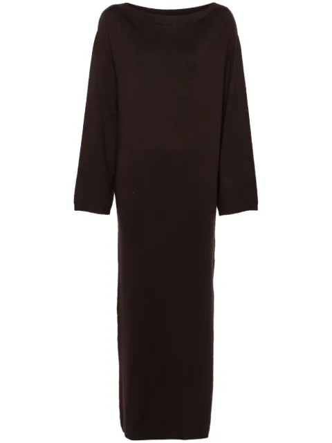HERSKIND Isabella knitted maxi dress Brown 5334161