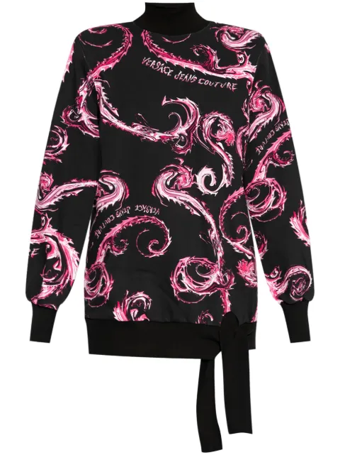 Versace Jeans Couture Chromo Couture-print dress Black 77HAO9A2FS171