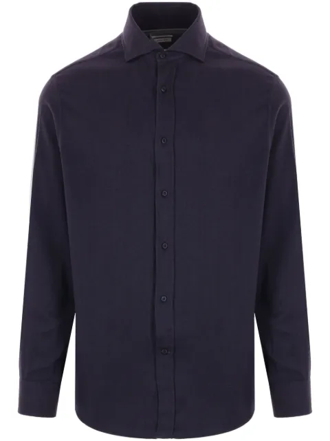 Brunello Cucinelli buttoned-up shirt Blue MY6370627C019