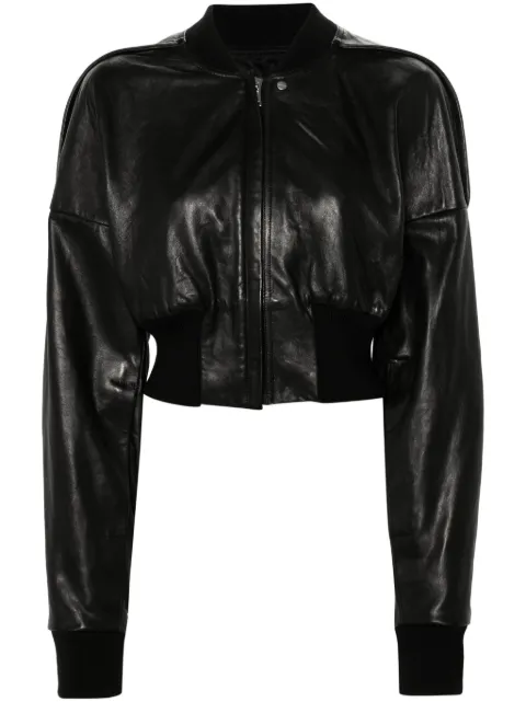 Rick Owens leather jacket Black RP02D3719LNV