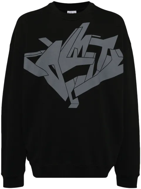 COUNTY OF MILAN graphic-printed sweatshirt Black CMBA097F24FLE004
