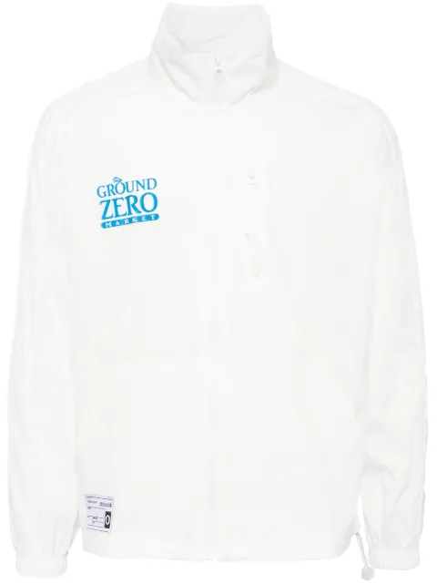 Ground Zero logo-print lightweight jacket White GZOJKH0000190WHX
