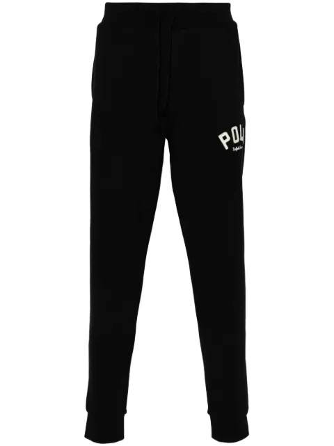 Polo Ralph Lauren logo-patch track pants Black 710952042002