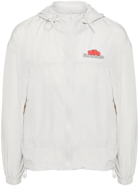 Ground Zero logo-print lightweight jacket Grey GZOJKH0000160GRL