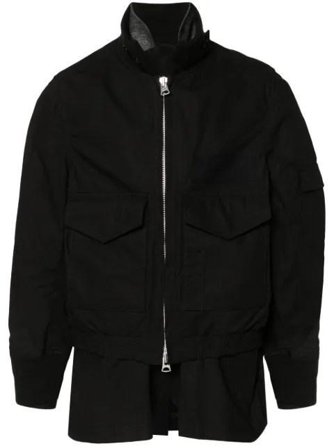 sacai multi-pocket jacket Black 2403431M