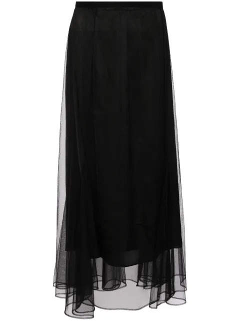 JNBY tulle maxi skirt Black 5O7D24830