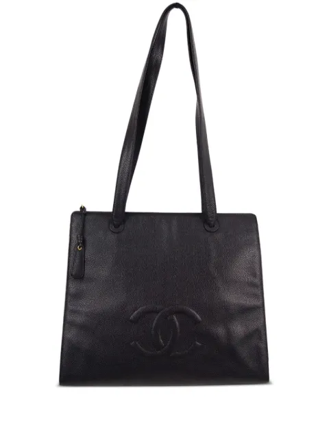 CHANEL Pre-Owned 1998 CC shoulder bag Black 5487636