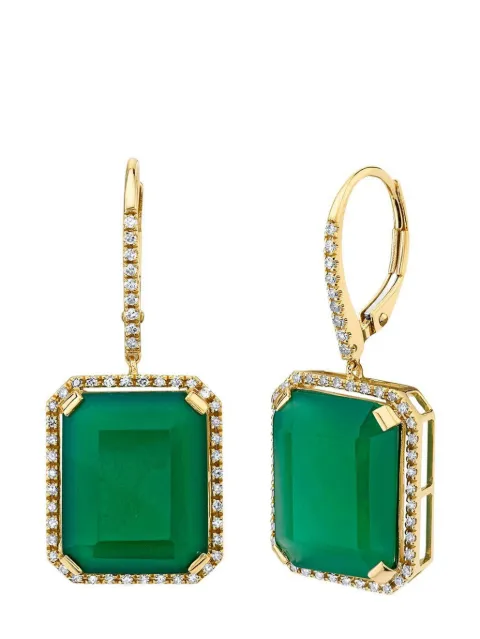 SHAY 18kt yellow gold Portrait diamond earrings Gold SE46100410