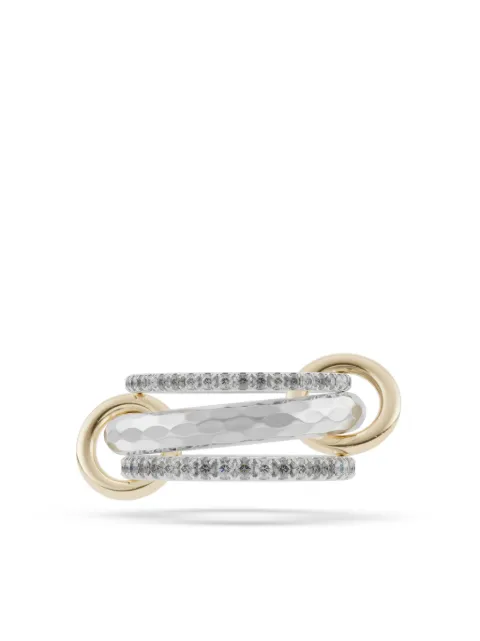Spinelli Kilcollin 18kt yellow gold Theo Vulcan diamond ring Silver G3THEOSGGRV