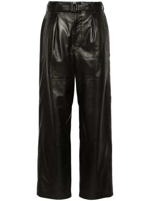 LEMAIRE belted pants Brown PA1145LL0094